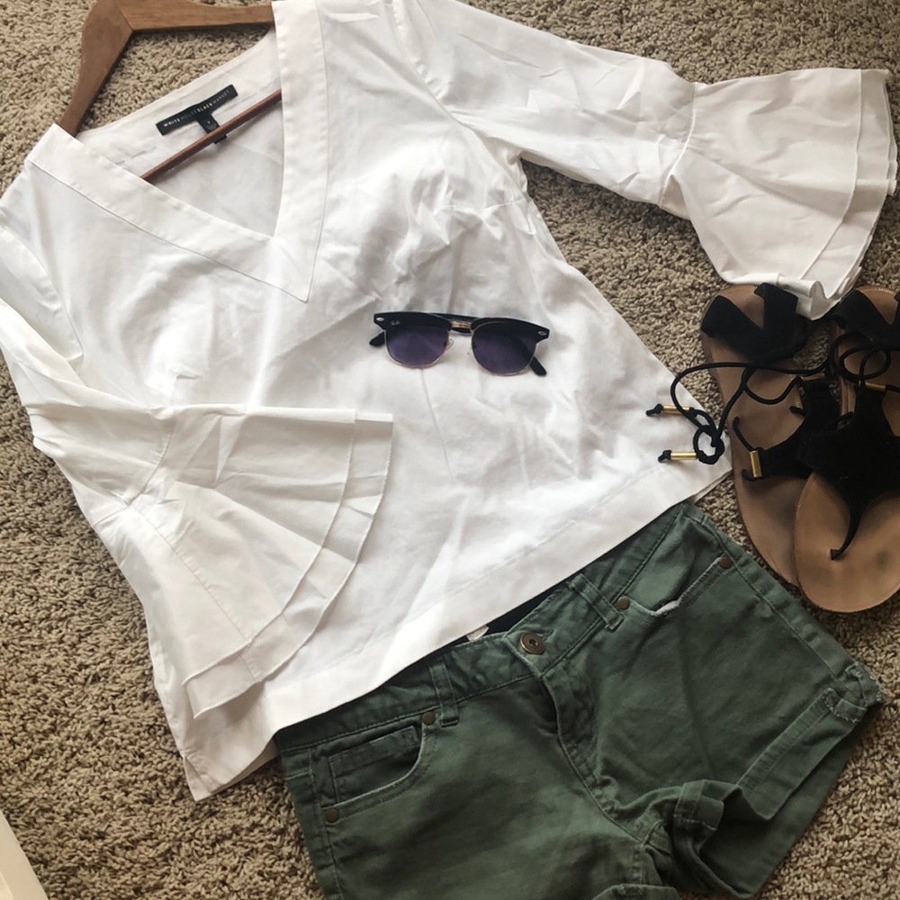 White House Black Market chiffon blouse